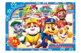 Пазли 70 ел. ТМ "G-Toys" із серії "Paw Patrol" (Щенячий патруль) PW0883