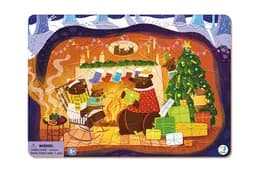 Пазл з рамкою "Різдвяна казка ведмежат" 300265 DoDo