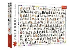 Пазли - 1000 елм. - 10498 "208 котів", Trefl
