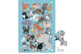 Пазл з рамкою "Коти" (53 елементи) R300180 DoDo