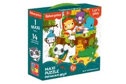Максі пазли 'Fisher Price. Мої веселі друзі' VT1711-10 Vladi Toys