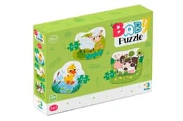 Пазл "Baby Puzzle" 3в1 "Сільські тварини" 300393 DoDo