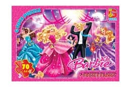 Пазли 70 ел. ТМ "G-Toys" із серії "Barbie" BA010