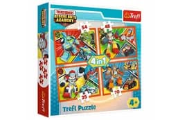 Пазли 34313 - "Академія Трансформерів. Боти-рятівники" 4 в 1 TrefI