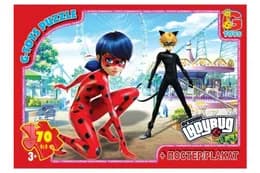 Пазли 70 ел.ТМ "G-Toys" із серії "Леді Баг"