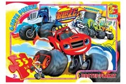 Пазли 35 елементів ТМ "G-Toys" із серії "Blaze" (Блейз),
