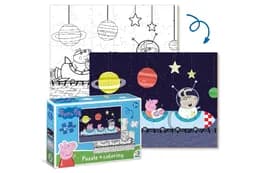 Пазл "Peppa Pig" 30ел. 2в1 "Подорож у космос" 200117 DoDo