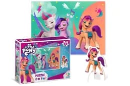 Пазл "My Little Pony" 60ел. з фігуркою "Пригоди Санні, Піпп та Зіпп" 200138 DoDo