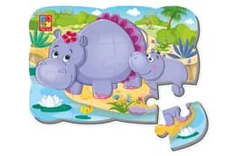 Пазли на магніті А5 'Бегемотики' VT3205-76 (укр) Vladi Toys