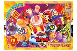 Пазли 70 ел. ТМ "G-Toys" із серії "Brawl Stars" (Бравл Старс) BS375