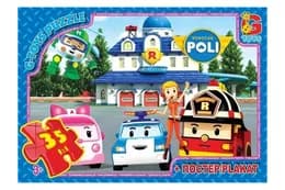 Пазли ТМ "G-Toys" із серії "Робокар Поллі" 35 елементів RR067445