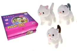 Котик 057-1C на батарейках, в дисплеї 8шт р.27x28x15,5 см YG Toys