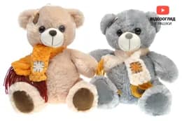 Ведмедик з шарфом (2 кольори) 3855/30 30 см
