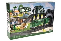 Залізна дорога AU8663 на батарейках, в коробці р.52x11x35 см YG Toys