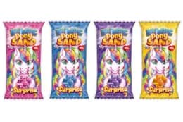 Креативна творчість "Кінетичний пісок "Magic Pony Sand" 150гр MPS-01-01,02,03,04 DANKO