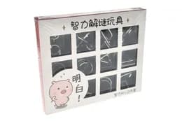 Головоломка металева E181 Unlock Metal Puzzle 12 елементів р.25*15*3см