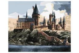 Набір для розпису по номерах 40x50 см KHO6432 "Harry Potter: Гоґвортс вдень" Ideyka
