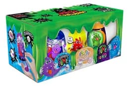 Слайм SLM-14-01U "Magnetic, Fluffy & Crazy Slime Fluoric" в коробці 3 шт. DANKO