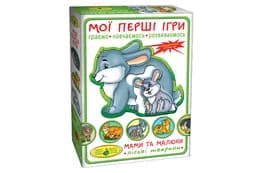 Настільна гра "Мої перші ігри. Мами та малюки. Лісові тварини" КФІ