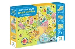 Магнітна гра 200268 "Мапа Наша Україна" DoDo