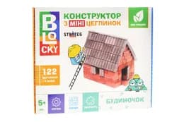 Будівельний набір для творчості з міні-цеглинок 31014 BLOCKY "Будиночок" STRATEG