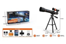 Телескоп 1003-2 зі штативом, коробка 42,2*8,6*20,9 см