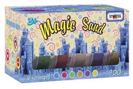 Кінетичний пісок "Magic sand" (6 кольорів по 150 гр) в коробці 51000 STRATEG