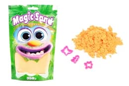 Кінетичний пісок Magic sand в пакеті помаранчевий, 0.350 кг. 39402-7 STRATEG