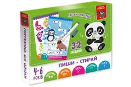 Розвиваюча гра VT5010-42 "Панда" картки пиши-стирай Vladi Toys