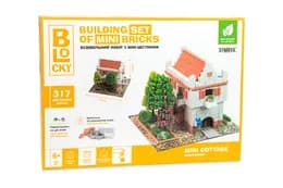 Будівельний набір для творчості з міні-цеглинок 31002 BLOCKY "Міні-Котедж" STRATEG