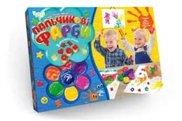 Пальчикові фарби РК-01-02 "Моя перша творчість" 7 кольорів DANKO