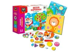 Магнітна гра 'Веселі картинки' VT5422-06 (укр) Vladi Toys