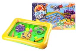 Набір з кінетичним піском KRKS-01-01U "Кльова рибалка KIDSAND" 1200 гр DANKO