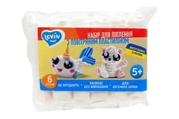 Набір для ліплення з повітряним пластиліном 70171 6 стіків ТМ Lovin