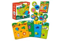 Настільна гра "Fisher Price. Лото. Вивчаємо тваринок" VT2910-01 VladiToys