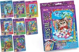 Набір креативної творчості "CRYSTAL ART KIDS" CArt-01-01,02,03,04...10 DANKO