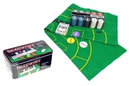 Настільна гра у покер "Texas Hold`em Poker Set" 2002118 в жерстяній упаковці р. 24*11*11.5 см.