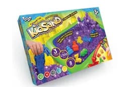 Набір з кінетичним піском KS-02-02U "KidSand" 1200 гр. + пісочниця DANKO