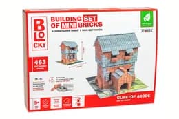 Будівельний набір для творчості з міні-цеглинок BLOCKY "Дім на скелі" 31017 STRATEG