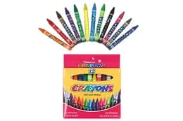 Крейда воскова Crayons 8496-12B, набір 12 кольорів