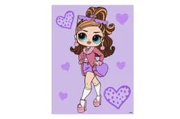 Набір для розпису по номерах 30x40 см KHO6284 "L.O.L. Tweens Fancy Gurl" Ideyka