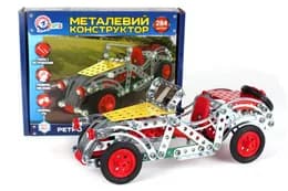 Конструктор металевий 4821 "Ретро-автомобіль" 284 дет. в коробці ТЕХНОК