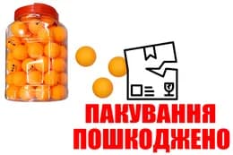 OUTLET Тенісні м'ячики TT2130 р. м'ячика - 40 мм, в банці 60 шт