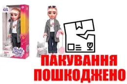 OUTLET Лялька, KH33/001, Beauty Star, Fashion Girl, з собачкою, та сумочкою, лялька 46 см в коробці р. 23,5