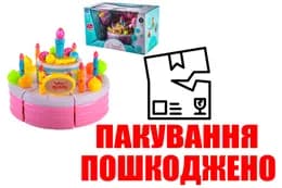 OUTLET 0 Набір продуктів  Торт  LKE6A8 світло-звук, декоративні свічки, морозиво, в коробці – 35.5*20*21.5
