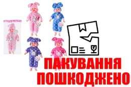 OUTLET Пупс SEL-0007 музичний, 4 види, батарейка, м'яконабивний, пакет 38 см