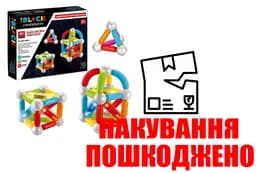 OUTLET Конструктор магнітний IBLOCK, PL-921-364, 31 деталь, коробка. р. 43*35,5*6 см