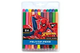 OUTLET 0 Фломастери 24 кол. "Marvel.Spiderman", на водній основі, 650509 YES