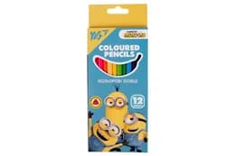 OUTLET 0 ​Олівці кольорові Yes Minions 12 кольорів 290706