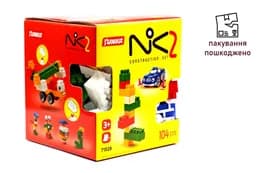 OUTLET 0 Конструктор  NIK-2  в коробці 104дет Юніка